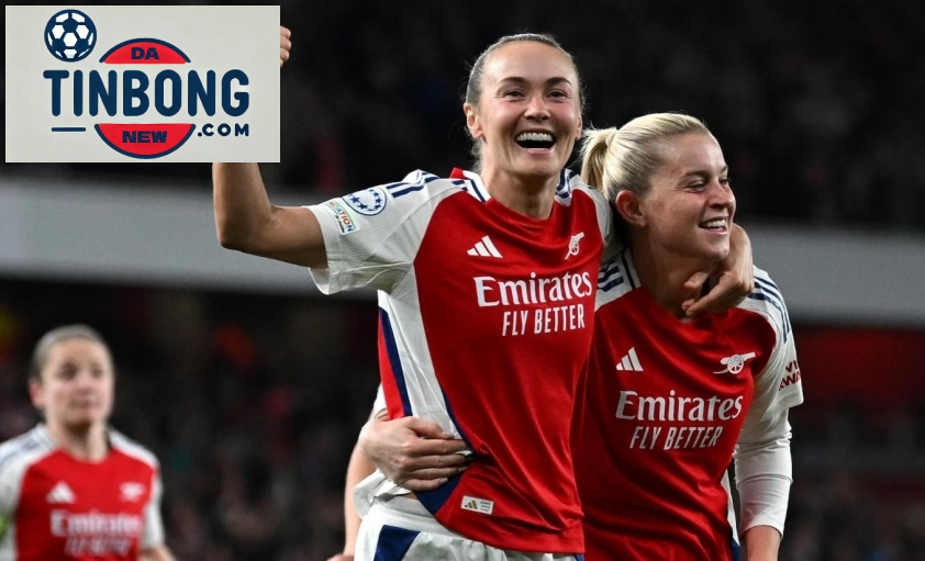Đội nữ Arsenal đã tạo nên cú lội ngược dòng hấp dẫn trước Real Madrid