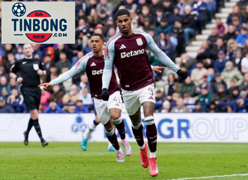 Marcus Rashford lập công giúp Aston Villa tiến vào bán kết FA Cup