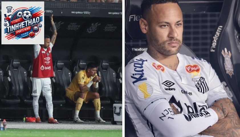 Neymar liên tục chấn thương và bỏ lỡ trận bán kết của Santos trước Corinthians.