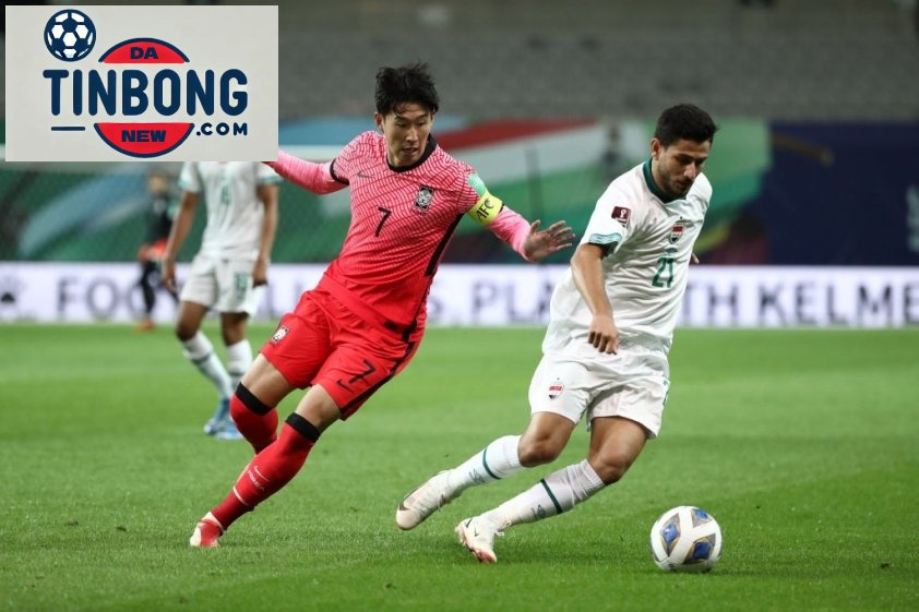 Son Heung-min tỏ ra bế tắc trước hàng phòng ngự Iraq
