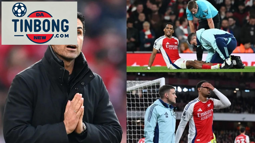 Timber và Gabriel đồng loạt gặp chấn thương trong trận gặp Fulham mới nhất