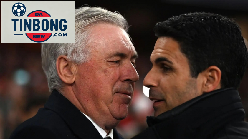 HLV Carlo Ancelotti tin rằng Real Madrid có thể lội ngược dòng trước Arsenal tại Cúp C1 (Ảnh: GOAL).