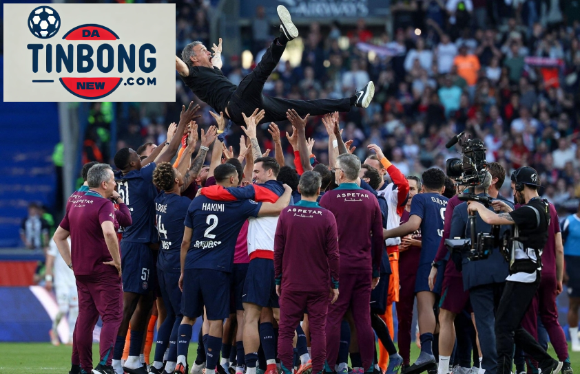 Paris Saint-Germain chính thức vô địch Ligue 1 lần thứ 13 – Ảnh: Getty