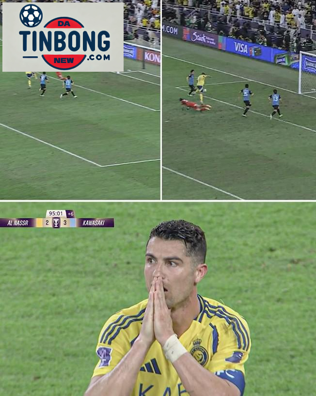 Ronaldo bỏ lỡ mười mươi trước khung thành
